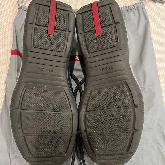 Authentic Prada America’s Cup Gray sneakers size 8.5 - Picture 7 of 11